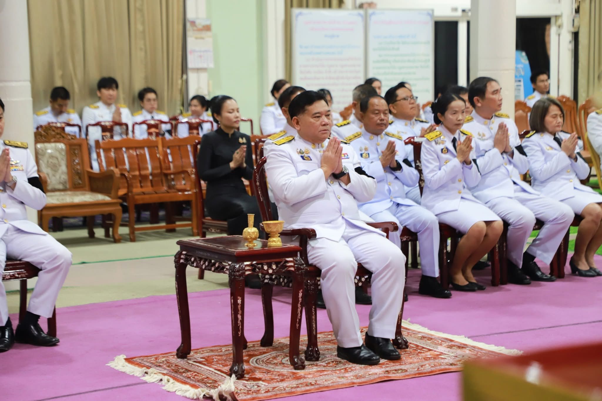 title - เข้าร่วมพิธีบำเพ็ญกุศลสตมวาร (ครบ 100 วัน) อุทิศถวายเป็นพระราชกุศล แด่สมเด็จพระนางเจ้าสิริกิติ์ พระบรมราชินีนาถ พระบรมราชชนนีพันปีหลวง ณ วัดอ่างทองวรวิหาร 